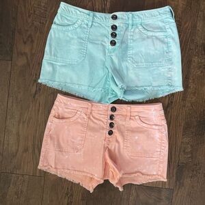 True Craft Mint and Peach Short bundle
